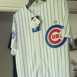 Majestic Chicago Cubs ANTHONY RIZZO 2016 World Series Champions JERSEY Small
